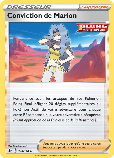 Conviction de Marion 144/198