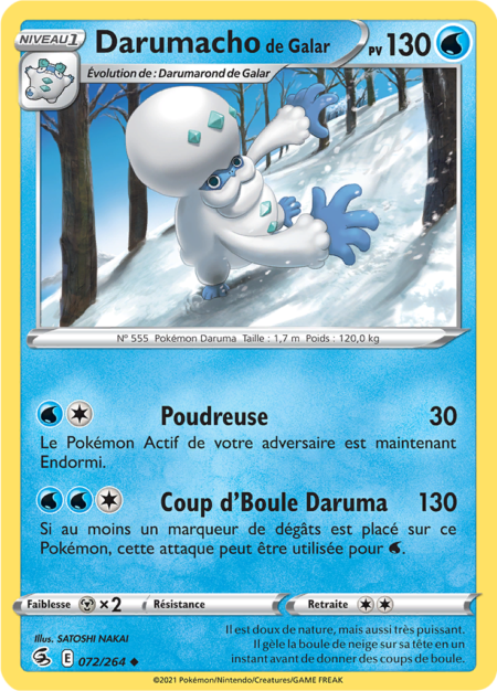 Darumacho de Galar 072/264