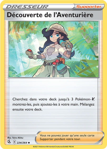 Découverte de l'Aventurière 224/264