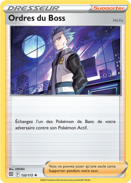 Ordres du Boss 132/172