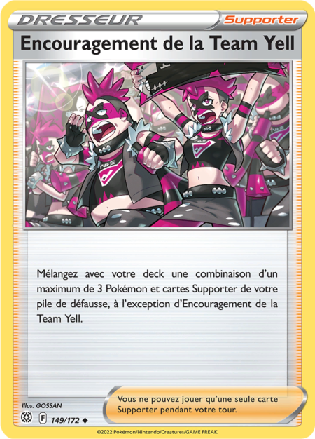Encouragement de la Team Yell 149/172