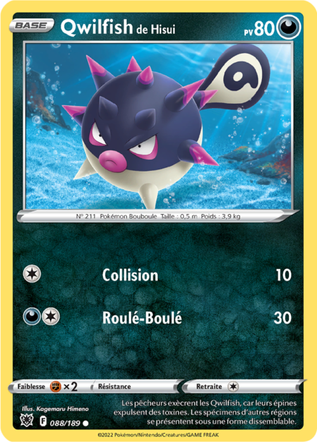 Qwilfish de Hisui 088/189