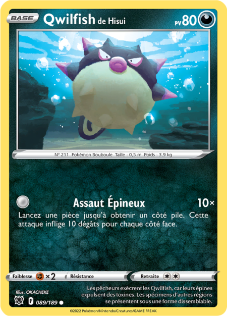 Qwilfish de Hisui 089/189