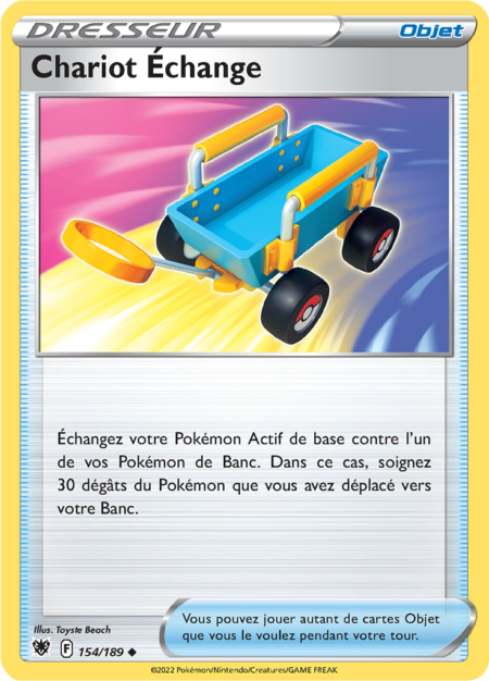 Chariot Échange 154/189