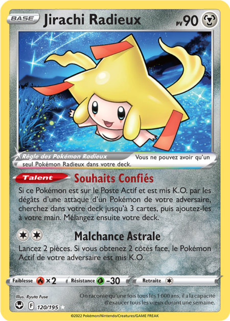 Jirachi Radieux 120/195