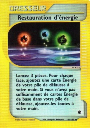 Restauration d'énergie 141/165