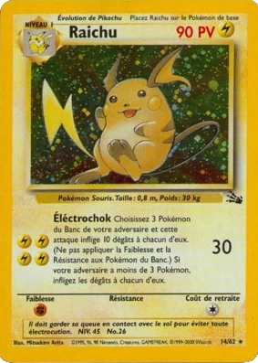 Raichu 14/62 (Holographique)