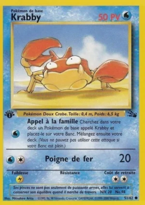 Krabby 51/62 (Édition 1)