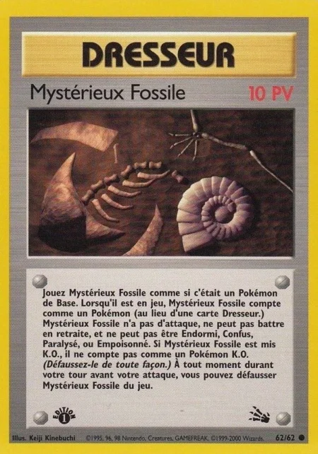 Mystérieux Fossile 62/62 (Édition 1)