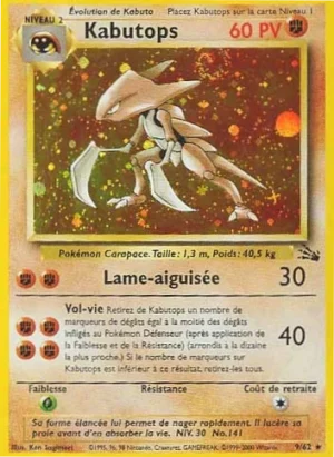 Kabutops 9/62 (Holographique)