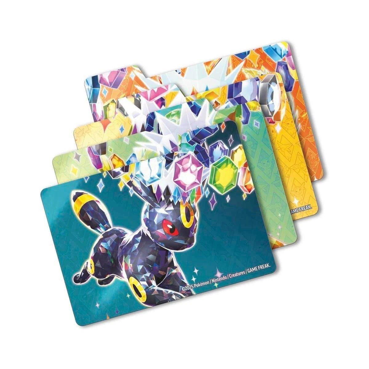 dividers pouvant être obtenus dans la surprise box pokemon ev8.5