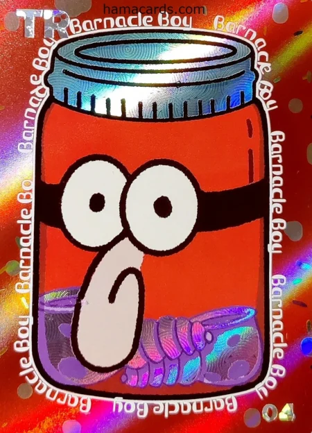 carte bob l'éponge TR Jar n°04 provenant de la display anniversaire série 2