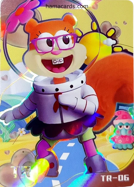 carte bob l'éponge TR chibi n°06 provenant de la display anniversaire série 2