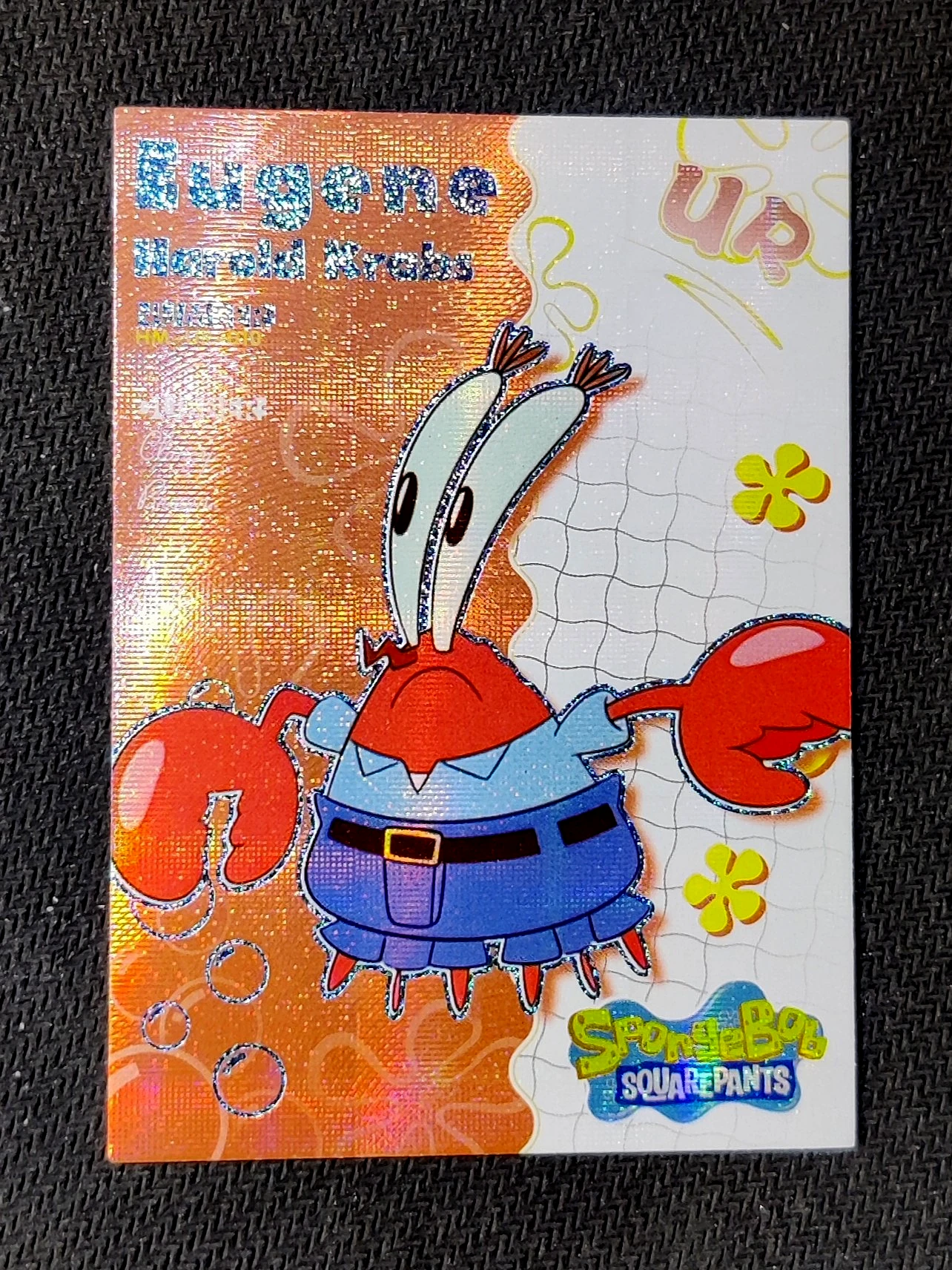 carte ultra rare UR n°10 provenant du TCG Bob L'Éponge Premium (série 1)