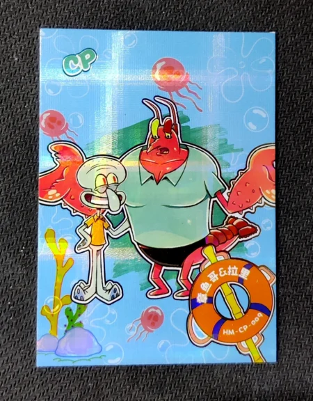 carte secrète CP n°09 provenant du TCG Bob L'Éponge Premium (série 1)