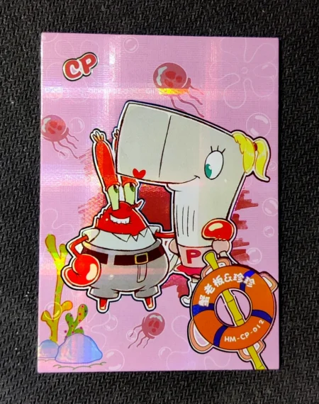 carte secrète CP n°12 provenant du TCG Bob L'Éponge Premium (série 1)