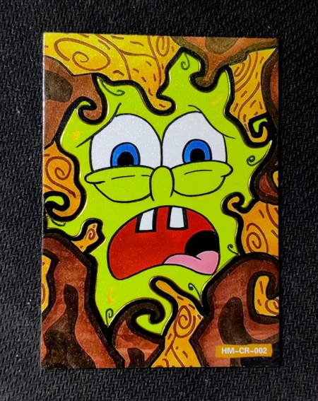 carte ultra rare CR n°02 provenant du TCG Bob L'Éponge Premium (série 1)