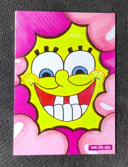 carte ultra rare CR n°03 provenant du TCG Bob L'Éponge Premium (série 1)