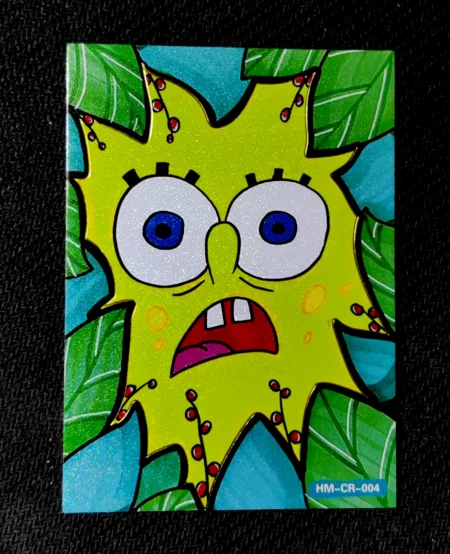 carte ultra rare CR n°04 provenant du TCG Bob L'Éponge Premium (série 1)