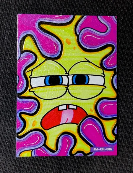 carte ultra rare CR n°06 provenant du TCG Bob L'Éponge Premium (série 1)
