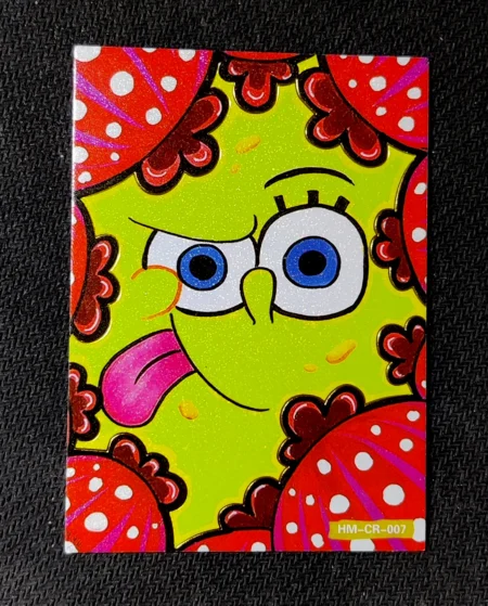carte ultra rare CR n°07 provenant du TCG Bob L'Éponge Premium (série 1)