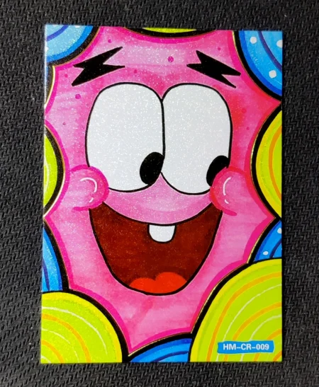 carte ultra rare CR n°09 provenant du TCG Bob L'Éponge Premium (série 1)