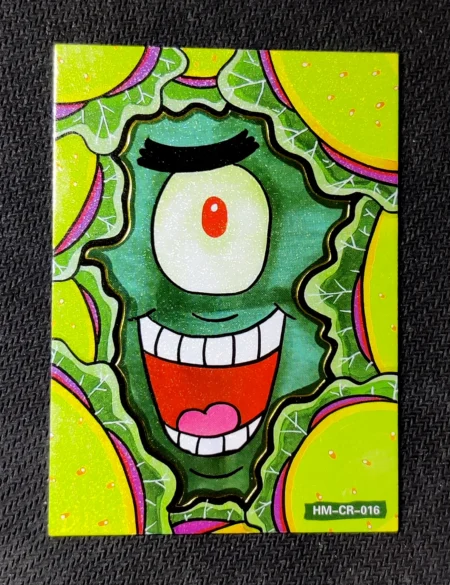 carte ultra rare CR n°16 provenant du TCG Bob L'Éponge Premium (série 1)