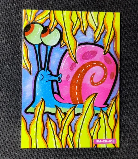 carte ultra rare CR n°18 provenant du TCG Bob L'Éponge Premium (série 1)