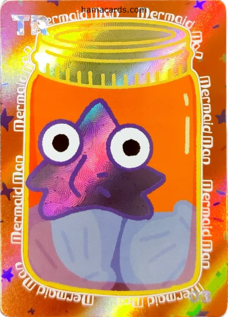 carte bob l'éponge TR Jar n°03 provenant de la display anniversaire série 2