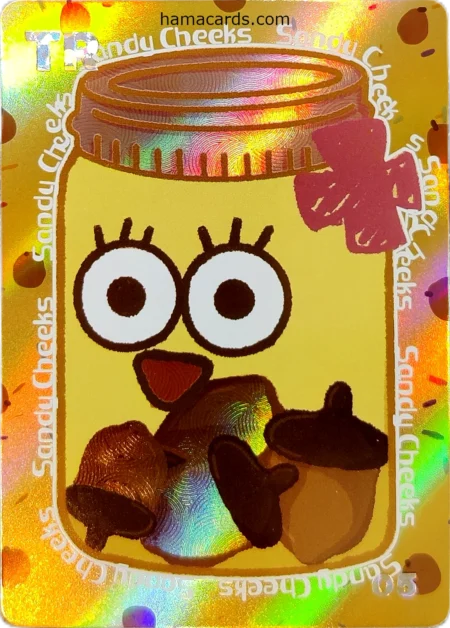 carte bob l'éponge TR Jar n°05 provenant de la display anniversaire série 2