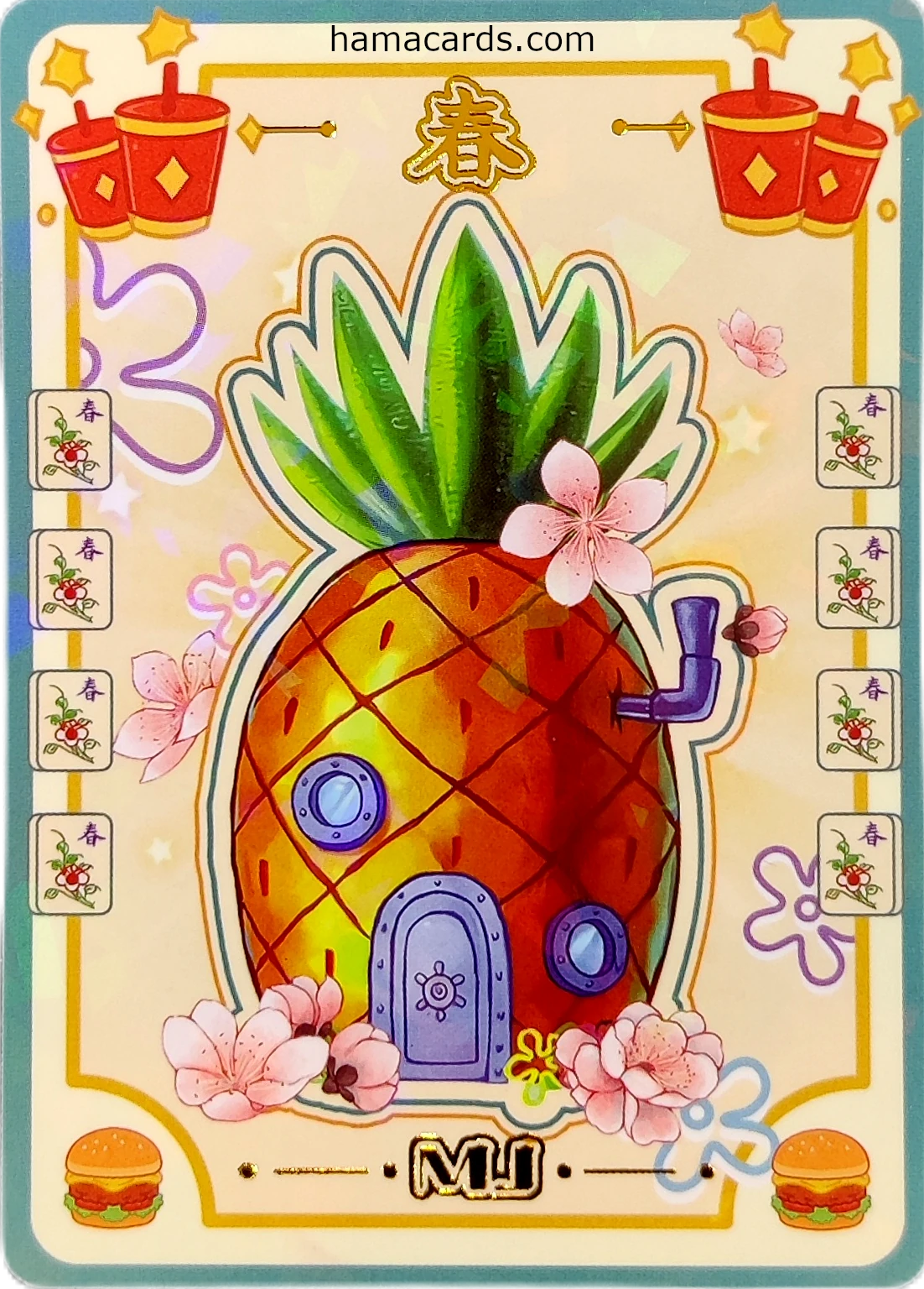 carte bob l'éponge MJ Objects Chez Bob provenant de la display anniversaire série 3