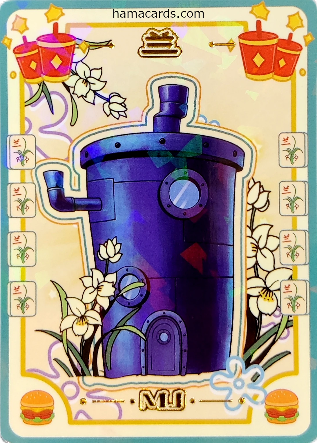 carte bob l'éponge MJ Objects Chez Plankton provenant de la display anniversaire série 3