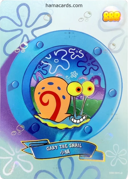 carte bob l'éponge SSR n°04 provenant de la display bob l'éponge classique