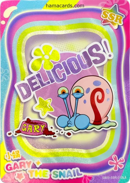 carte bob l'éponge SSR n°12 provenant de la display bob l'éponge kayou
