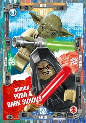 Yoda et Dark Sidious (Holo) 120/222