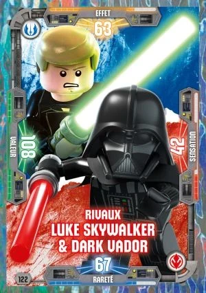 Luke Skywalker et Dark Vador (Holo) 122/222