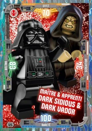 Dark Sidious et Dark Vador (Holo) 125/222