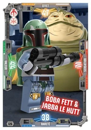 Boba Fett et Jabba le Hutt 126/222