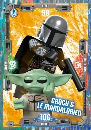 Grogu et le Mandalorien (Holo) 64/222