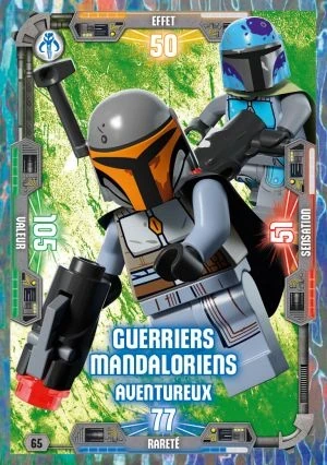 Guerriers Mandaloriens Aventureux (Holo) 65/222