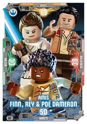 Finn, Rey et Poe Dameron (Amis) 67/222