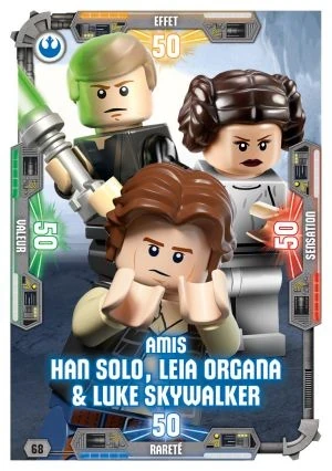 Han Solo, Leia Organa et Luke Skywalker (Amis) 68/222
