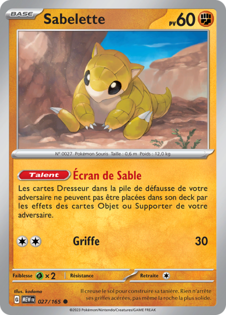Sabelette 027/165