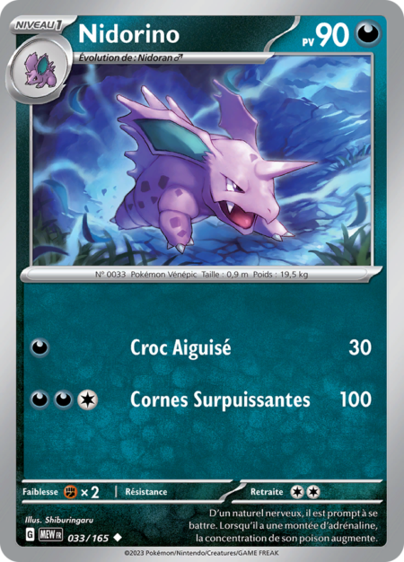 Nidorino 033/165
