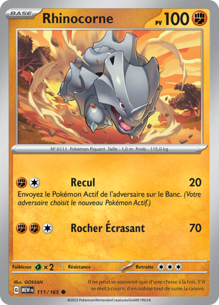 Rhinocorne 111/165