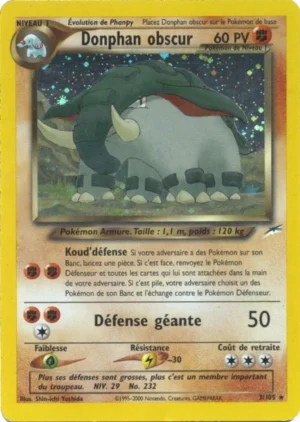 Donphan obscur 3/105 (Holographique)