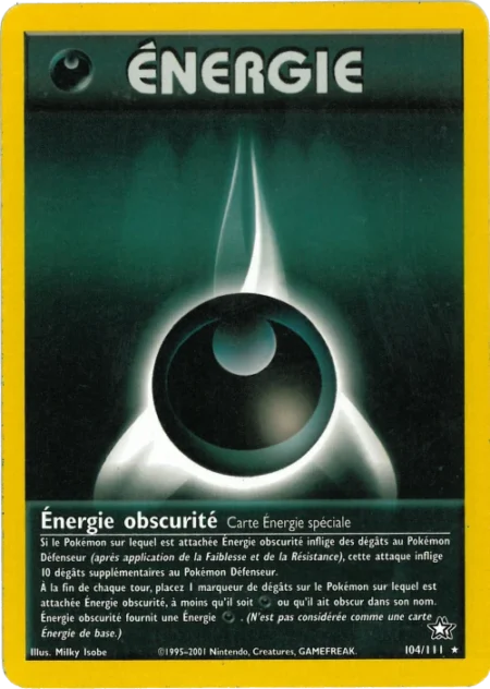 Énergie obscurité 104/111