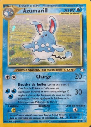 Azumarill 2/111 (Holographique)