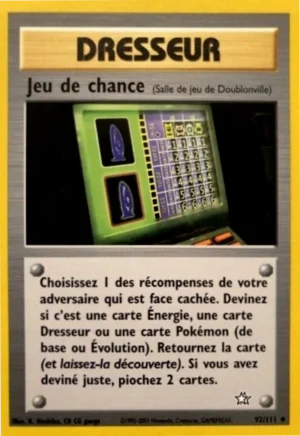 Jeu de chance 92/111