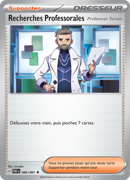 Recherches Professorales 088/091